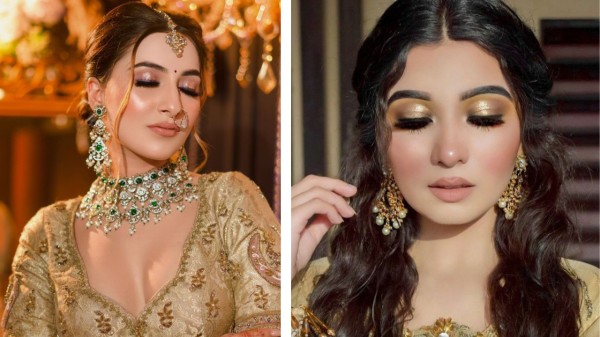 Golden Makeup look to try this Durga Puja 2025