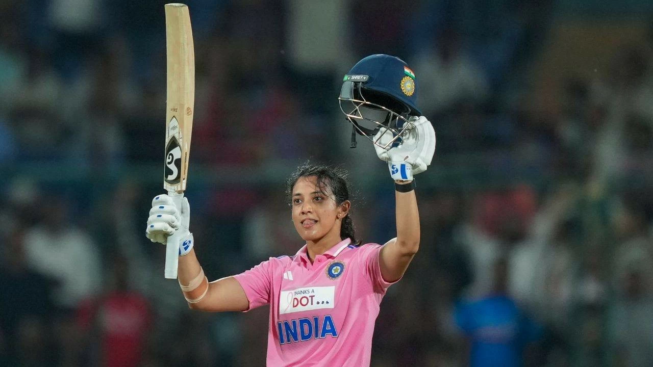 Smriti Mandhana smashed fastest century in ODIs by an Indian.