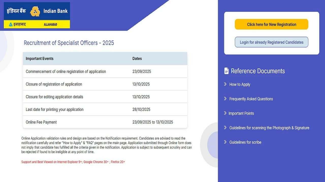 Indian Bank recruitment 2025 