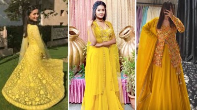 Elegant yellow ethnic outfits to celebrate Navratri 2025 (Picture credit: Instagram and Pinterest)