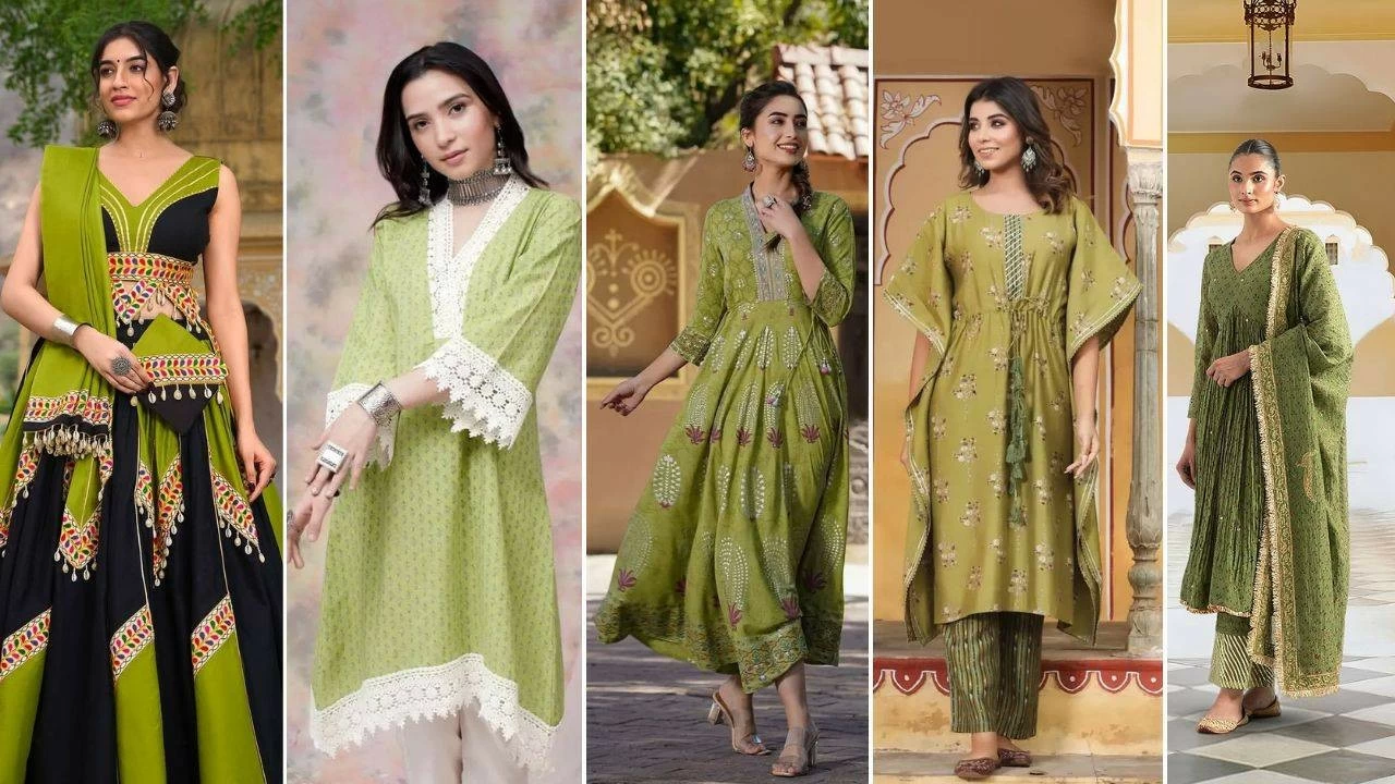 Navratri 2025 fashion guide: Green ethnic outfits to slay your festive look