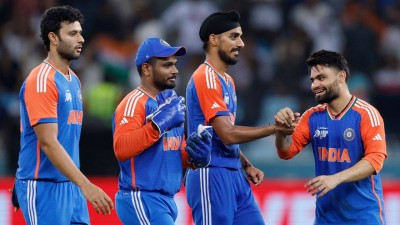 India beat Sri Lanka in super over at Dubai International Stadium.