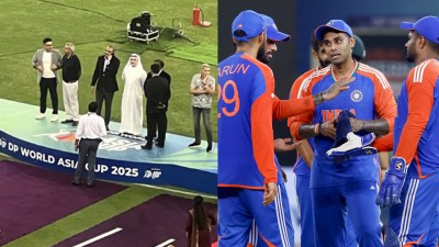 India refused to accept the trophy from Mohsin Naqvi after winning the Asia Cup 2025 title.