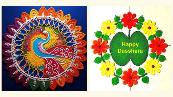 Stunning rangoli design ideas to celebrate Dussehra 2025