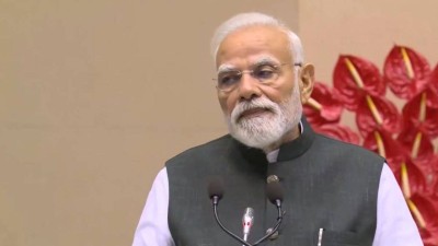 PM Narendra Modi speaks at the Kaushal Deekshant Samaroh in New Delhi 