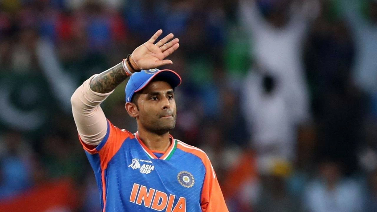 Indian skipper Suryakuamr Yadav during Asia Cup final. 