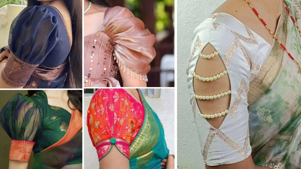 Gorgeous blouse sleeve designs to try for Karwa Chauth 2025