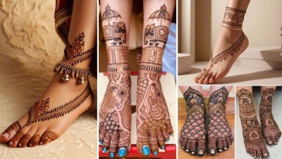 Gorgeous mehndi designs to adorn your legs this Karwa Chauth