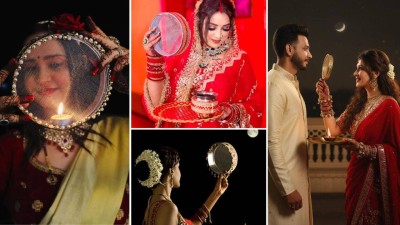 Karwa Chauth Fashion Guide: Saree poses for Ingram aesthetics