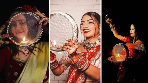 Karwa Chauth Fashion Guide: Saree poses for Ingram aesthetics