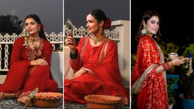 Karwa Chauth 2025: Captivating poses in suit for Instagram aesthetic