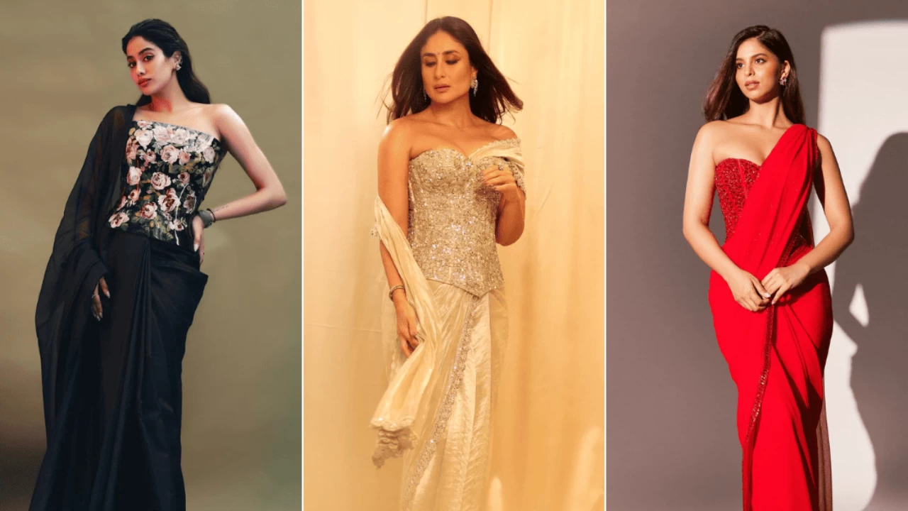 Trending fashion fusion: Bollywood's diva corset saree moments to copy this festive season
