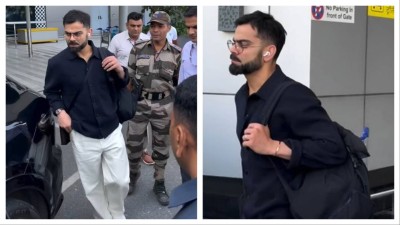 Virat Kohli returns to India after four months to rejoin Indian squad for Australia tour. 