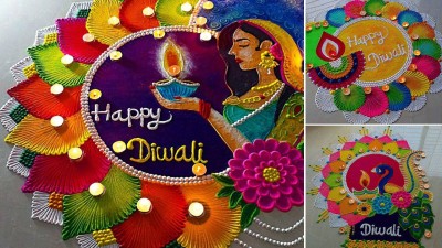Tips to make Diwali rangoli at home