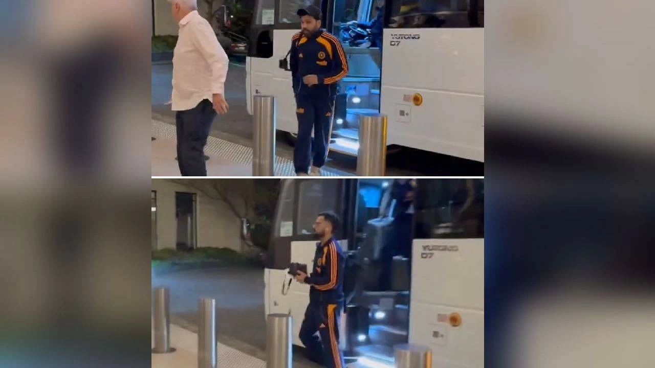 Virat Kohli, Rohit Sharma and Team India arrive in Perth for Australia ODI series