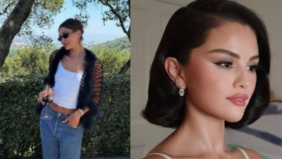 Hailey Bieber breaks silence on constant comparisons with Selena Gomez.