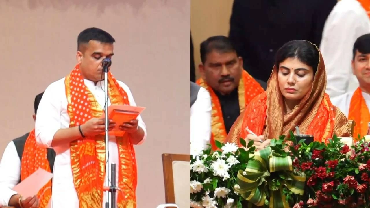 Surat MLA Harsh Sanghavi took oath as deputy chief minister of Gujarat