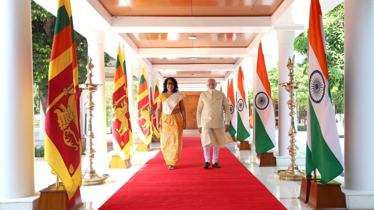 The Prime Minister of Sri Lanka said the aim of her visit is to further increase and strengthen the relationship of her country with India. (Photo credit: X)