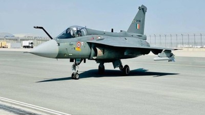 Hindustan Aeronautics Limited (HAL) is set to achieve a milestone as the indigenous fighter jet Tejas Mark-1A (Mk-1A) will take off from Nashik on Friday. (@thegeo_sync/X)