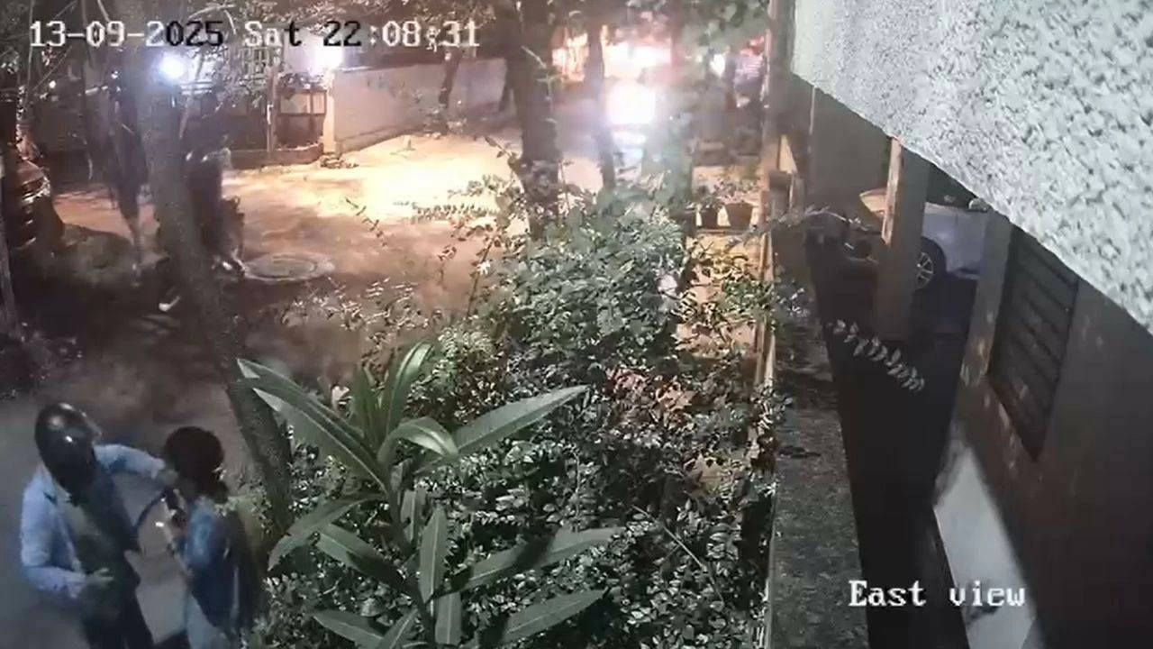 The horrific video shows the accused attacking two women returning home after a local festival, according to multiple reports.