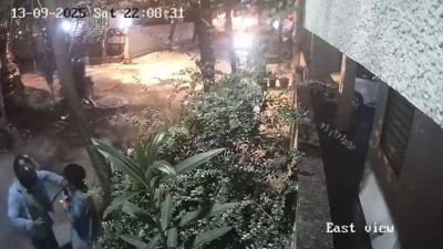 The horrific video shows the accused attacking two women returning home after a local festival, according to multiple reports.