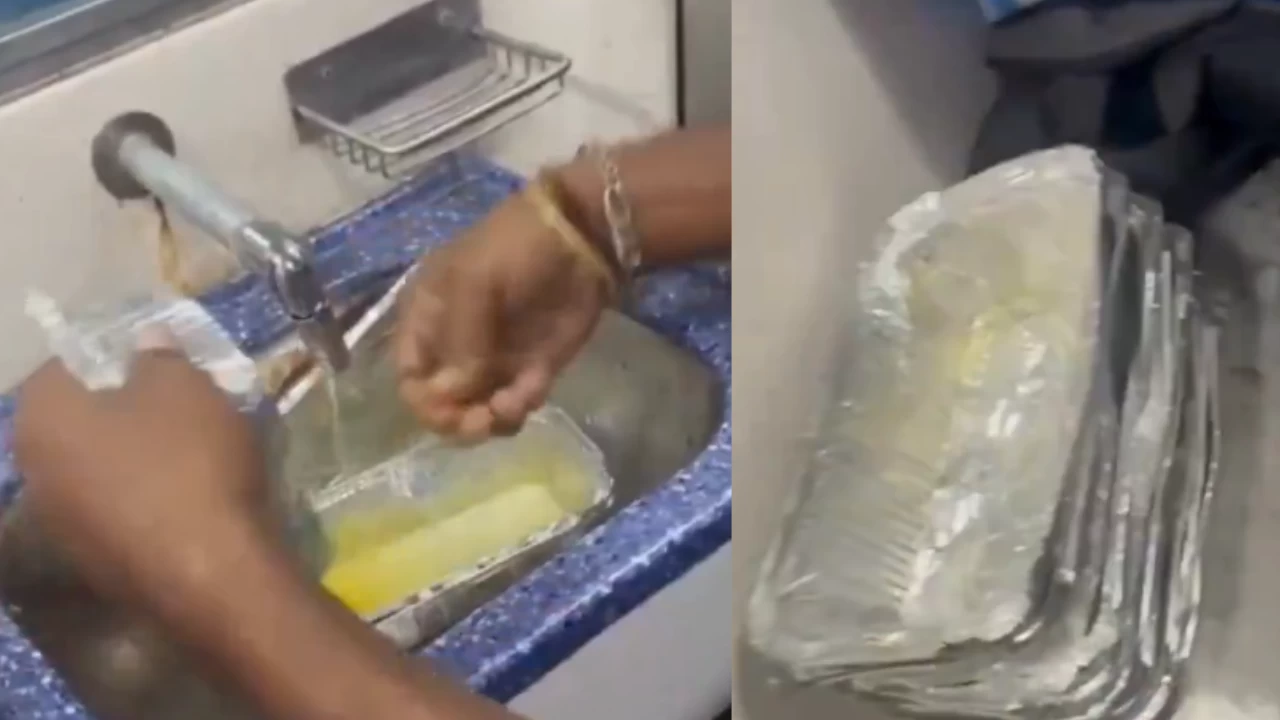 Shocking video of vendor washing disposable containers emerges online, sparks controversy
