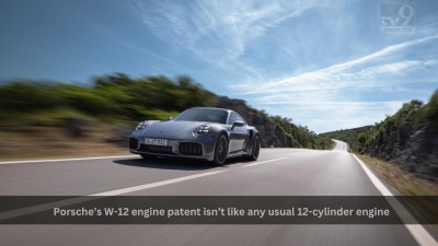 Porsche’s W-12 engine patent isn’t like any usual 12-cylinder engine
