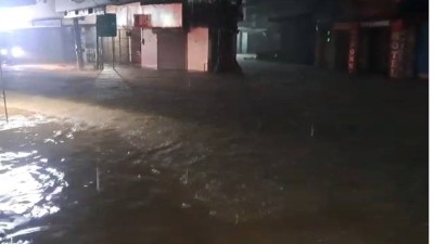 Around 45 families were moved to safer areas on Saturday. 