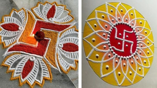 swastika_rangoli_design