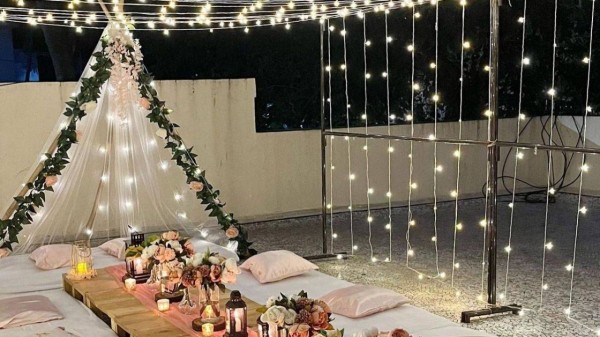 Terrace decoration ideas to host a Diwali party