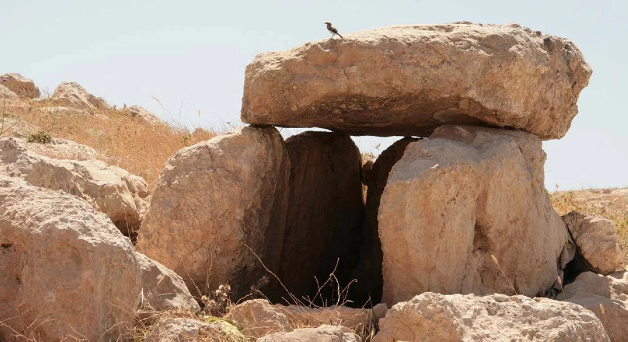 A dolmen discovered in Jordan. 