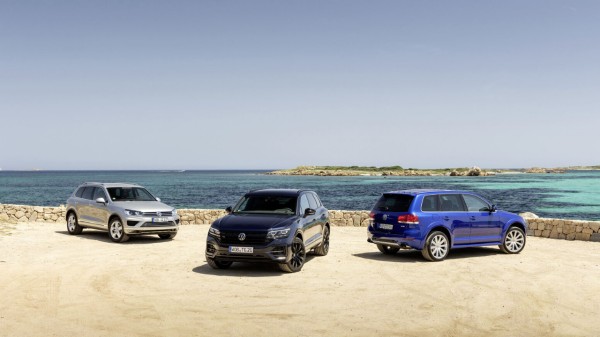 VW Touareg three generations