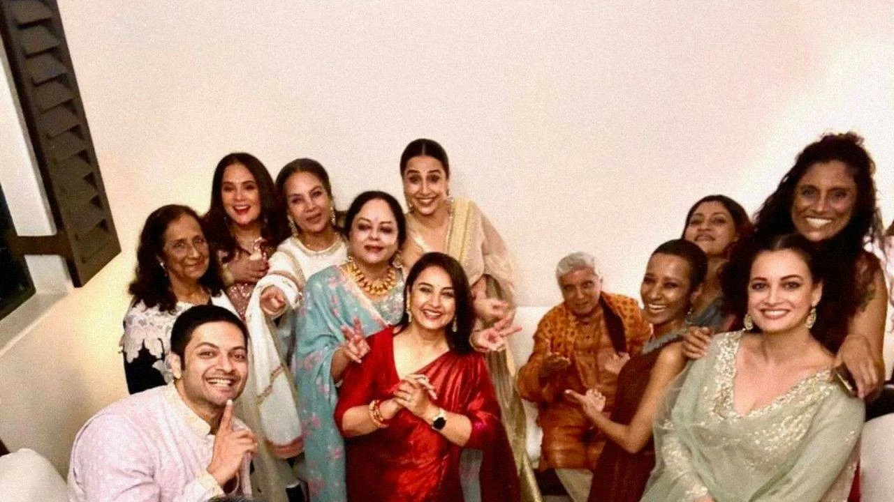 Dia Mirza's Diwali bash