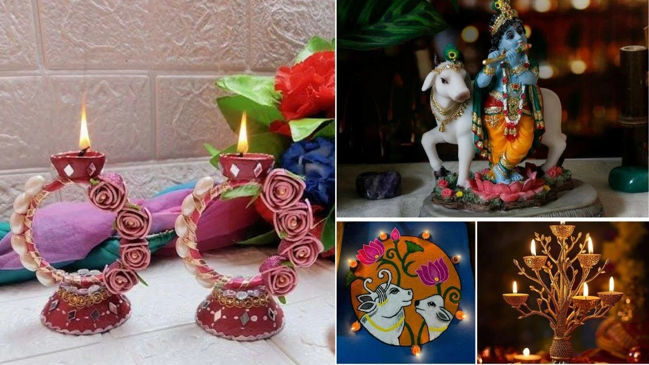 Govardhan Puja temple decoration ideas to add a divine aura