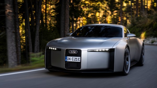Audi Concept C on the road