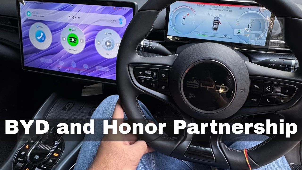 HONOR BYD partnership for AI smart cars | Electric vehicle innovation and phone integration