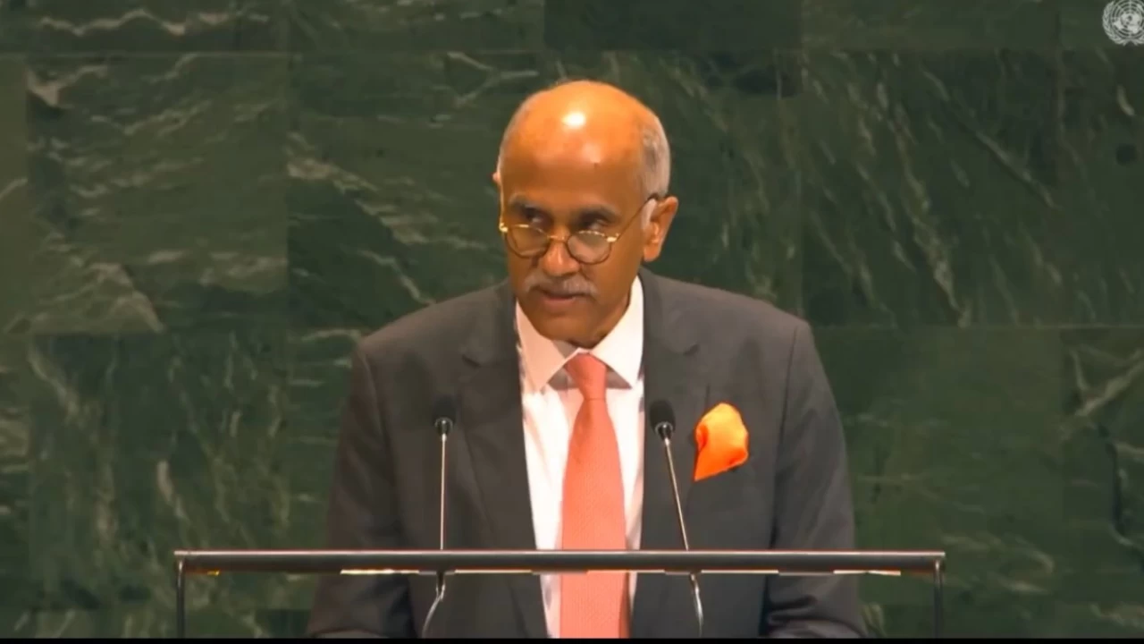 Parvathaneni Harish, Permanent Representative of India to the United Nations. (Photo credit: X)