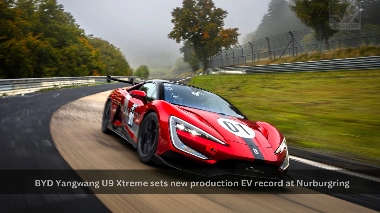 BYD Yangwang U9 Xtreme sets new production EV record at Nurburgring
