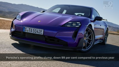 Porsche&#039;s operating profits slump, down 99 per cent compared to previous year