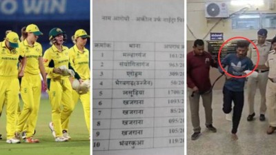 The incident took place around 11 am on Thursday, when two members of the Australian women's cricket team, in Indore for an ICC Women's World Cup 2025 match, were walking towards a cafe near their hotel.