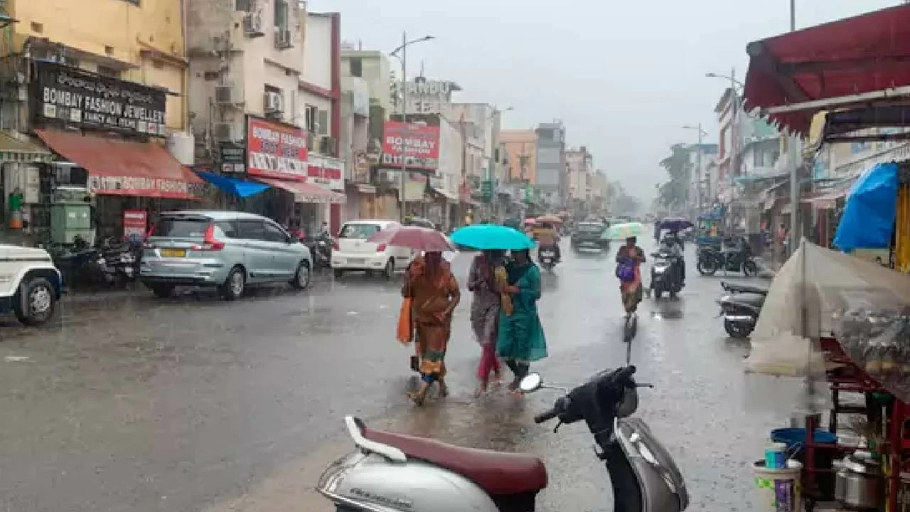 Rains lashed parts of Visakahapatnam 