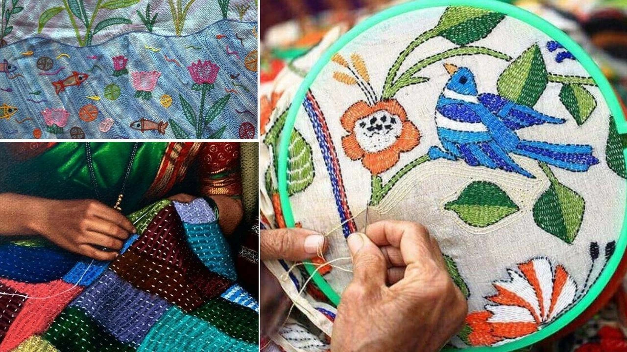 Indian textiles created to recycle old fabrics