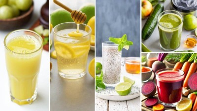 Morning detox drinks for glowing winter skin