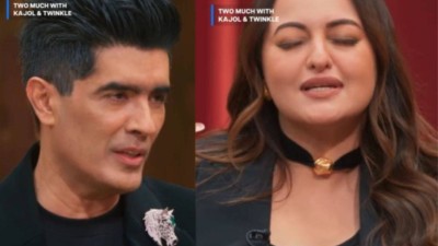Manish Malhotra and Sonakshi Sinha spill tea on Two Much with Kajol and Twinkle.