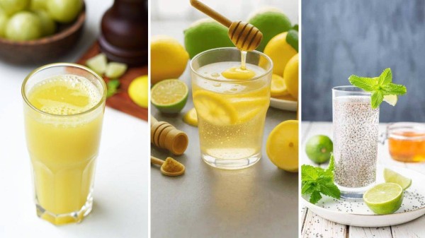 Morning detox drinks for glowing winter skin