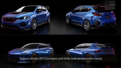 Subaru shows STI Concepts and they look production-ready