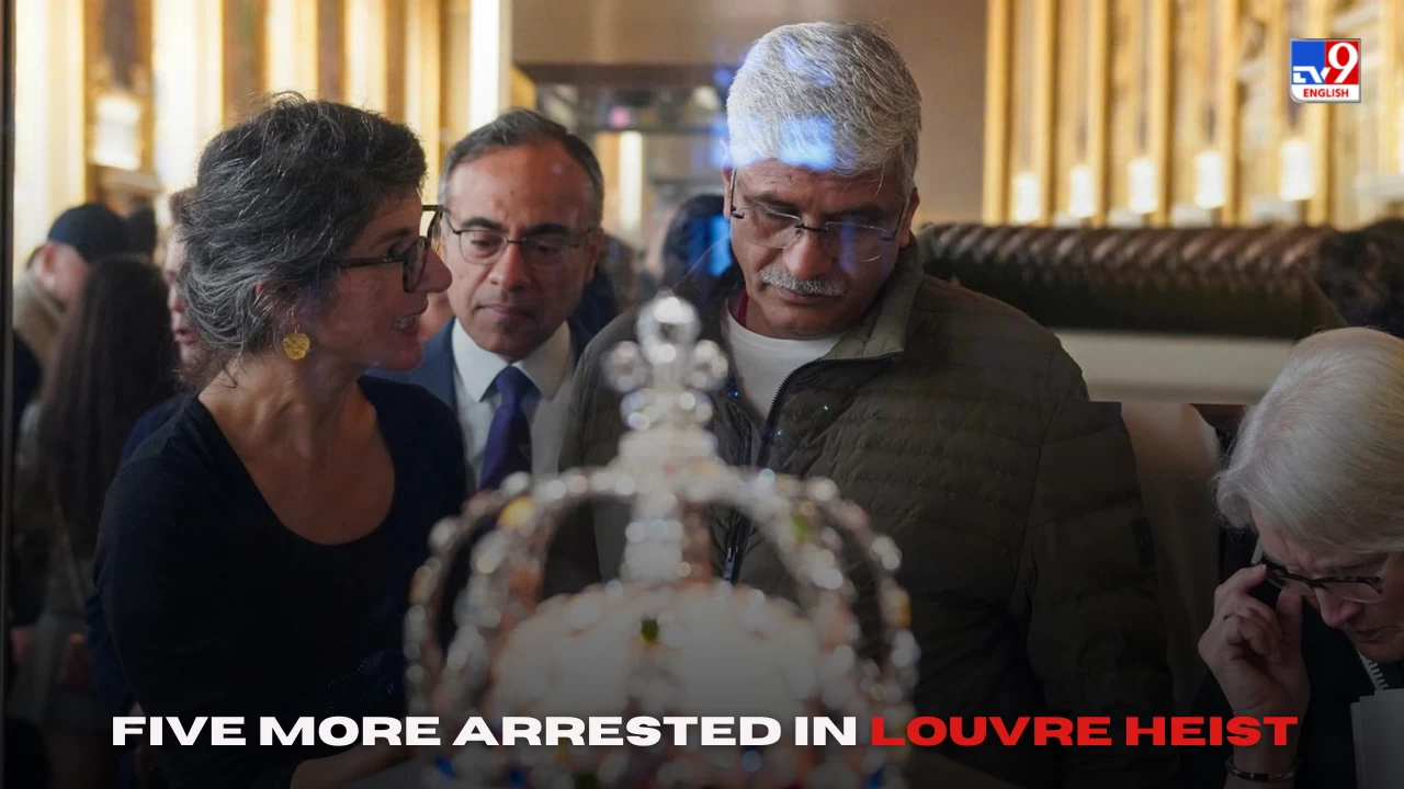 five new suspects held as louvre jewel heist probe widens.