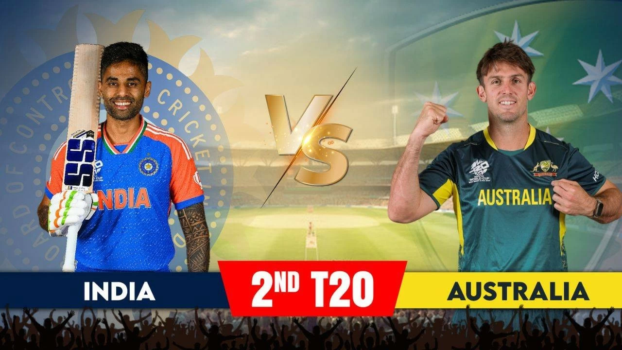 All you need to know about IND vs AUS 2nd T20I. 