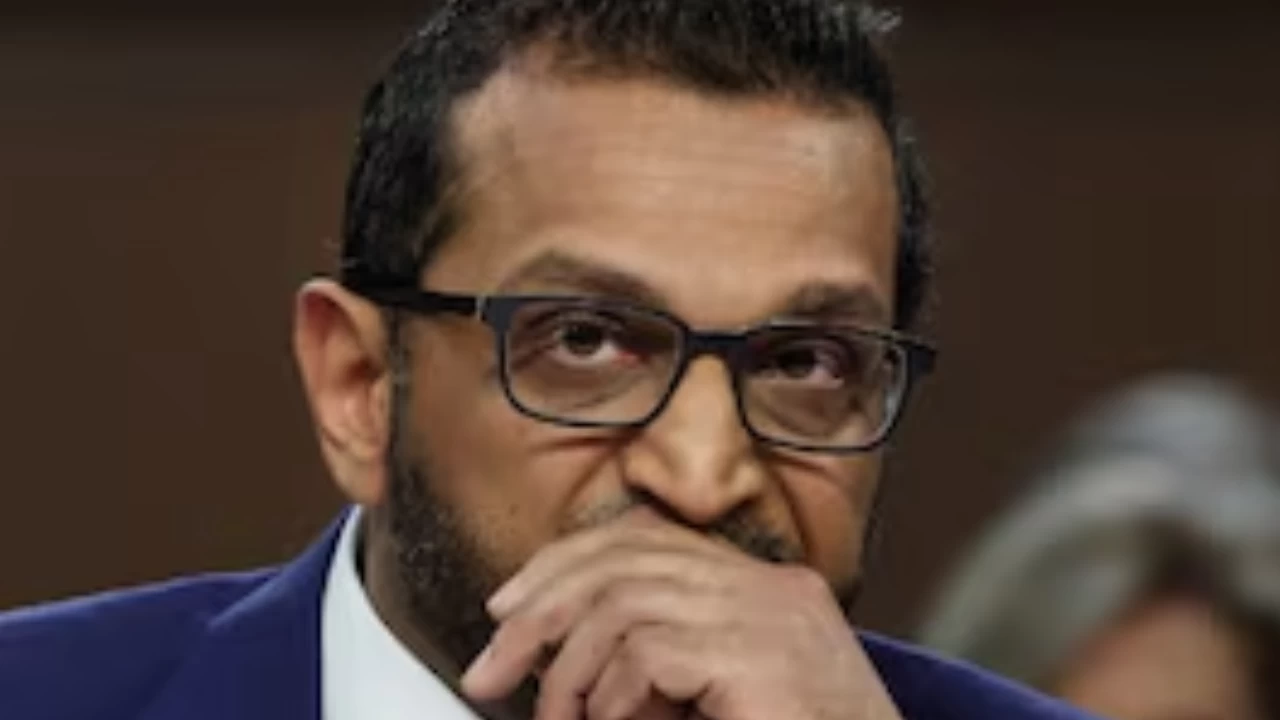 Kash Patel in a public conference