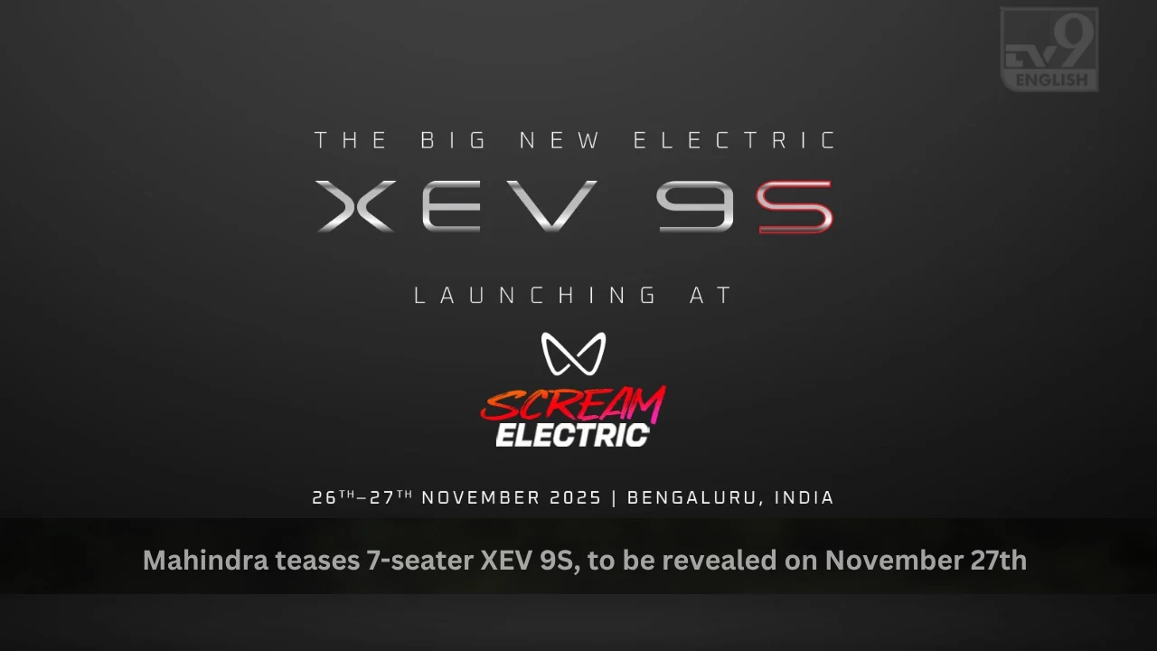 Mahindra teases 7-seater XEV 9S, to be revealed on November 27th